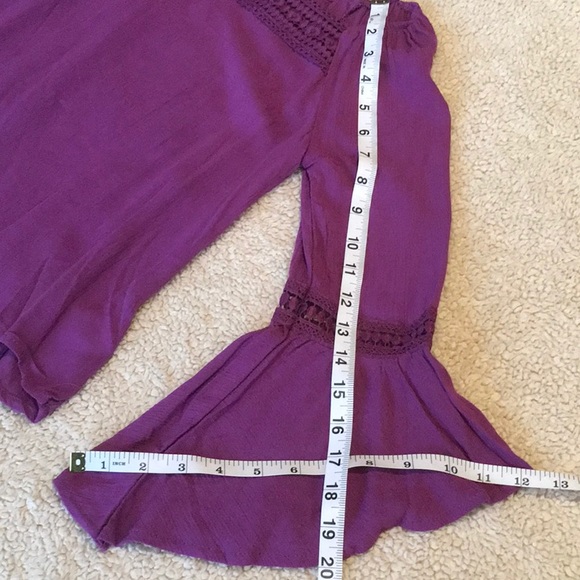 Beautees Flowy Girls Blouse Size M. - Picture 9 of 10